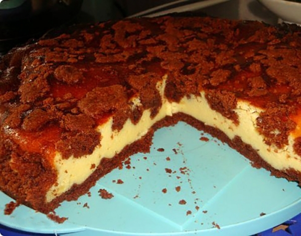 Немецкий "рваный" творожный пирог - Zupfkuchen